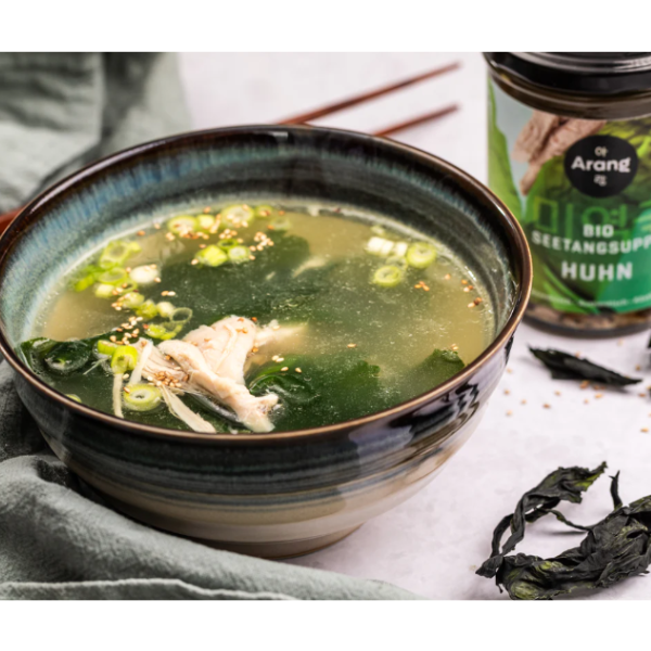 Koreanische Bio-Seetangsuppe Huhn von Arang