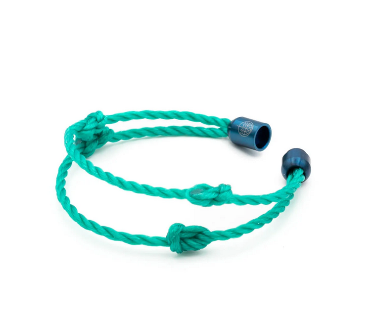 MONTEREY BAY - Green Whale Bracenet - Verschluss Blau