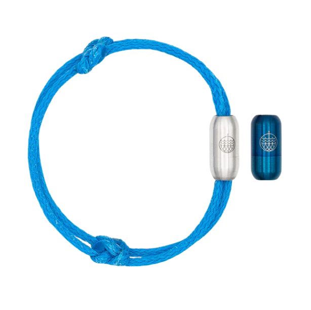 ARCTIC OCEAN Bracenet Verschluss Blau und Silber