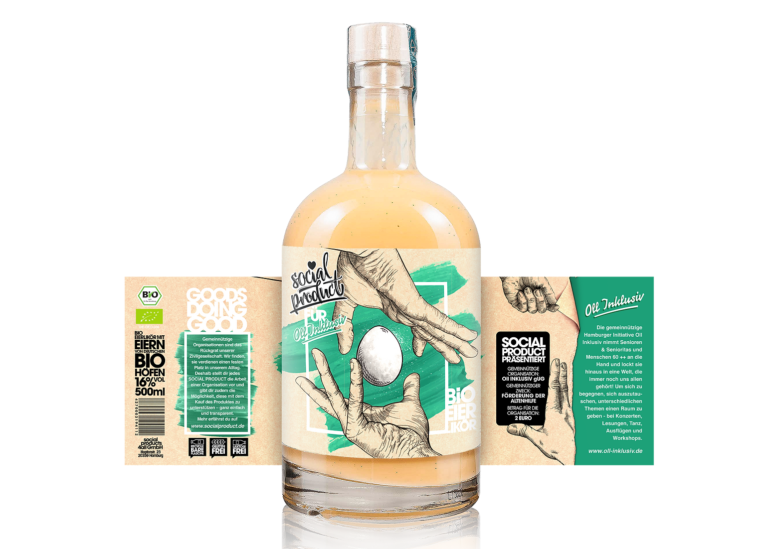 BIO EIERLIKÖR x OLL INKLUSIV - 500ml
