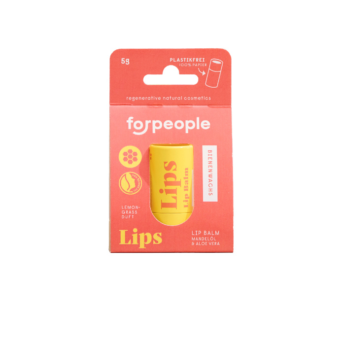 LIP BALM Lippenpflege mit Bienenwachs und Zitronengras