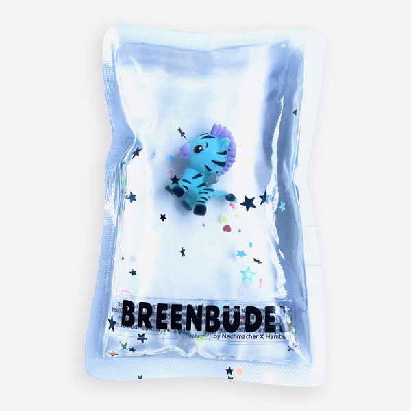 BREENBÜDEL Kühlkissen Motiv Hatchimal Zebra