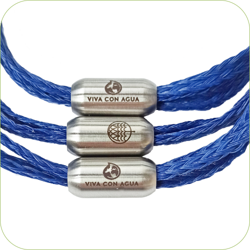 Viva con Agua x Bracenet Armband - größenverstellbar