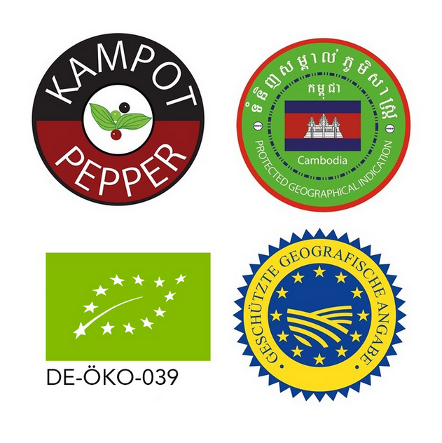 Bio-Kampot-Pfeffer fermentiert