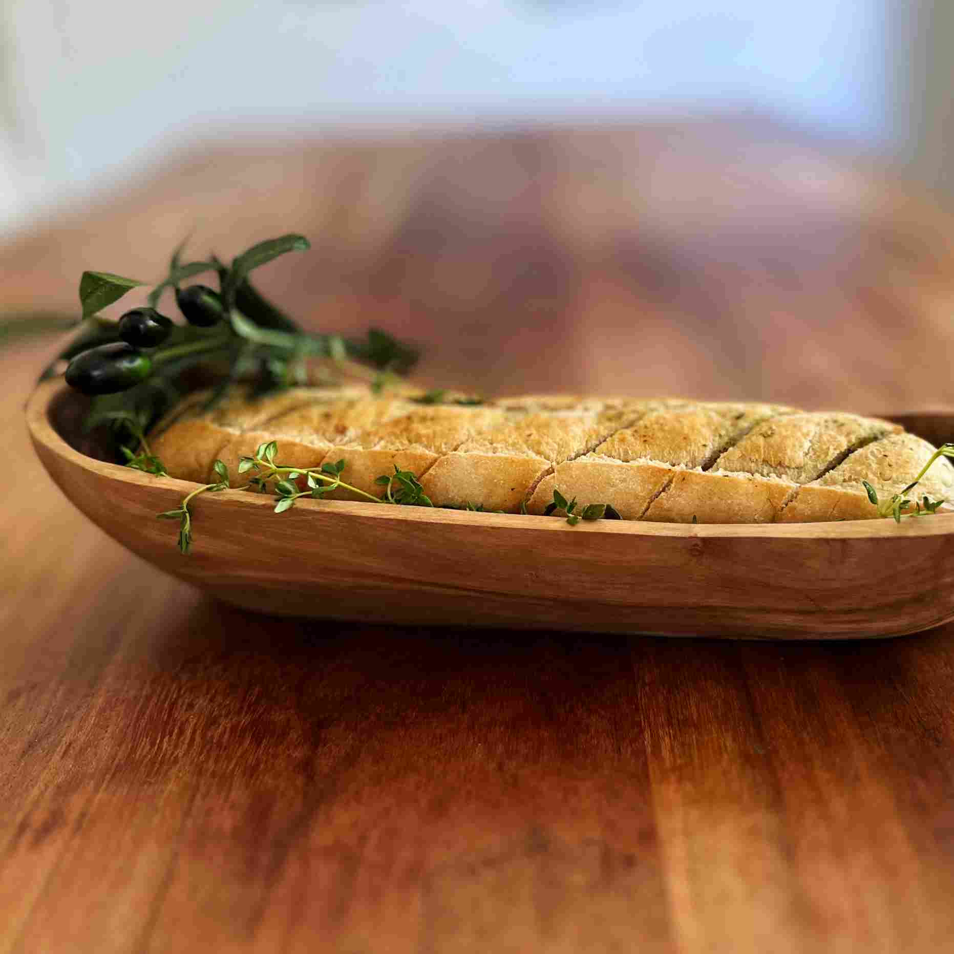 Baguette Brotschale - 25 bis 34 cm - Hochwertig, langlebig & vielseitig