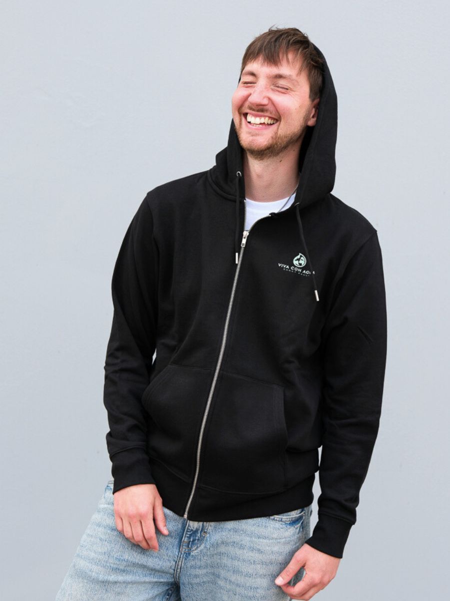 Viva con Agua Zip-Hoodie by David Shillinglaw Viva con Agua Zip-Hoodie by David Shillinglaw