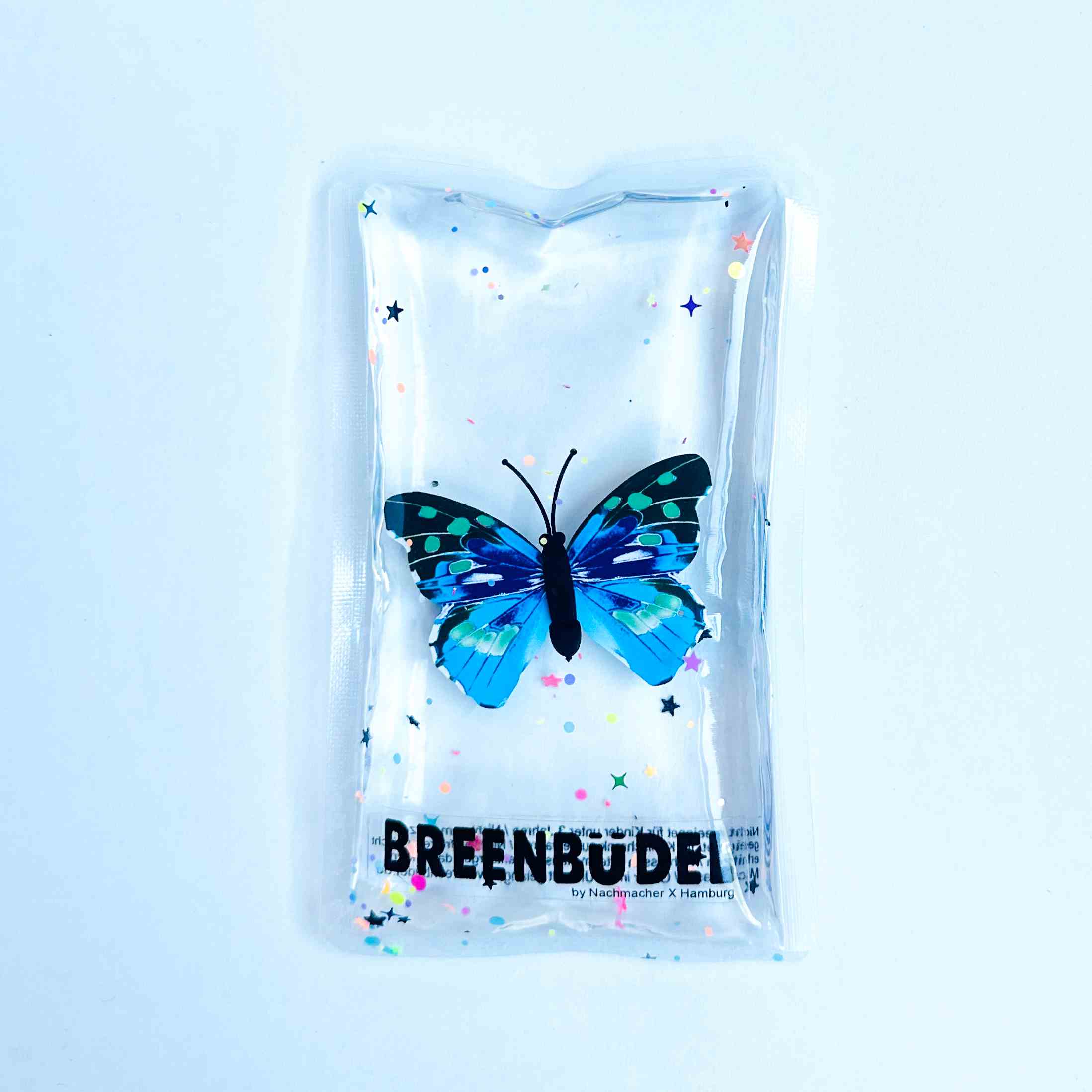 BREENBÜDEL Kühlkissen - Motiv Schmetterling blau