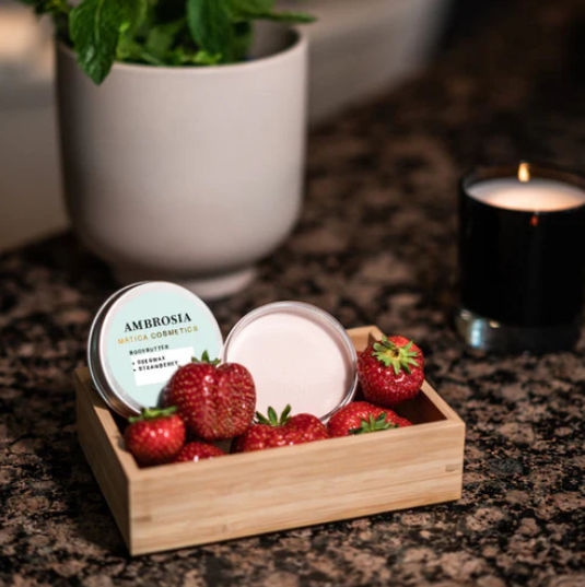 AMBROSIA – Bodybutter Erdbeere