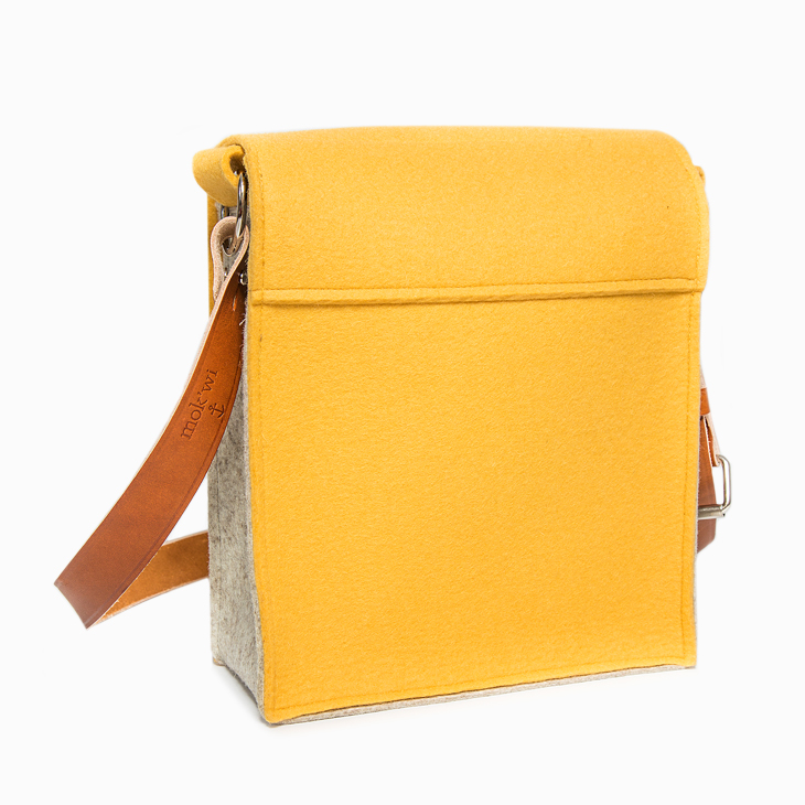 Damen-Umhängetasche LINE aus Wollfilz