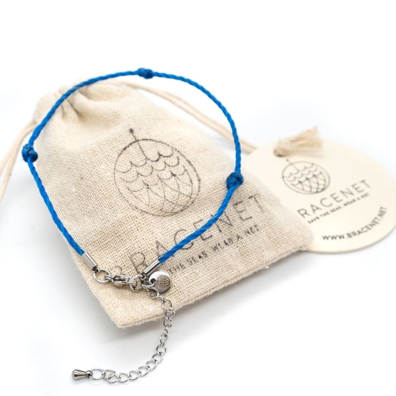 Fußkette Arctic Ocean II aus Fischernetz - größenverstellbar Fußkette Arctic Ocean II aus Fischernetz - größenverstellbar