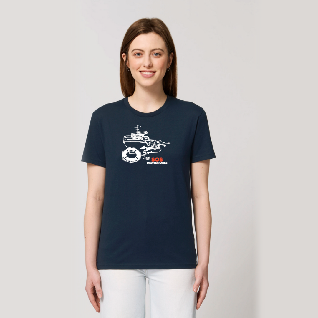 Unisex T-Shirt OCEAN VIKING aus Biobaumwolle in zwei Farben Unisex T-Shirt OCEAN VIKING aus Biobaumwolle in zwei Farben