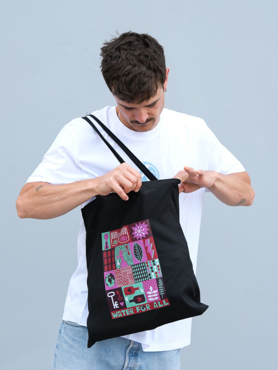 Viva con Agua Jute Beutel by David Shillinglaw in 2 Farben