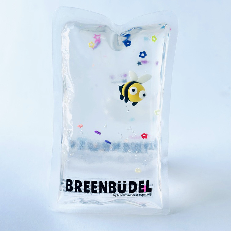 BREENBÜDEL Kühlkissen - Motiv Biene mit Blümchen