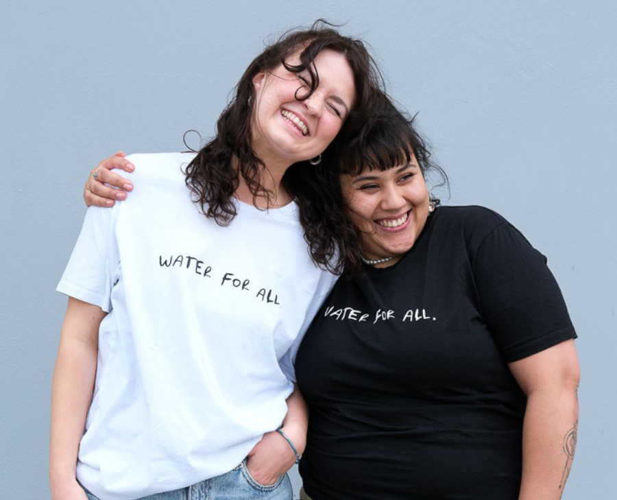 Produktbild_T-Shirt Water for all_Schwarz Wei_3 Produktbild_T-Shirt Water for all_Schwarz Wei_3