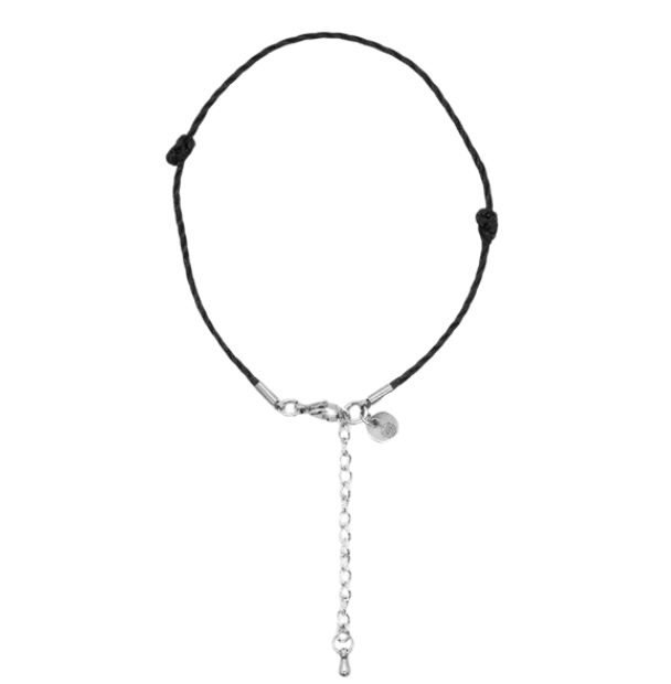 Fußkette BLACK SEA aus Fischernetz größenverstellbar Fußkette BLACK SEA aus Fischernetz größenverstellbar