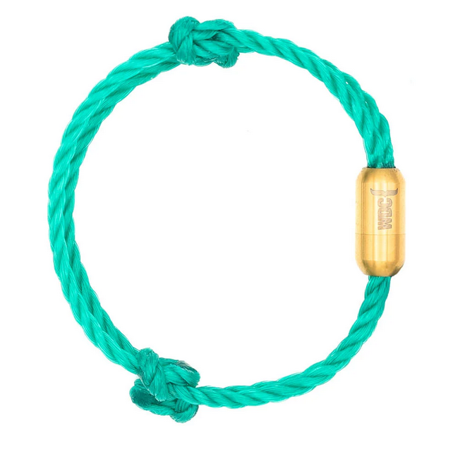 MONTEREY BAY - Green Whale Bracenet - Verschluss Gold