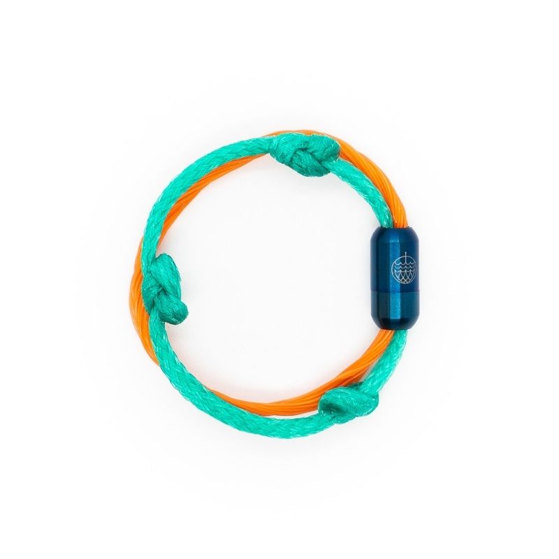 KIDS Dolly Ropes / Pacific Armband  - Verschluss Ozean-Blau