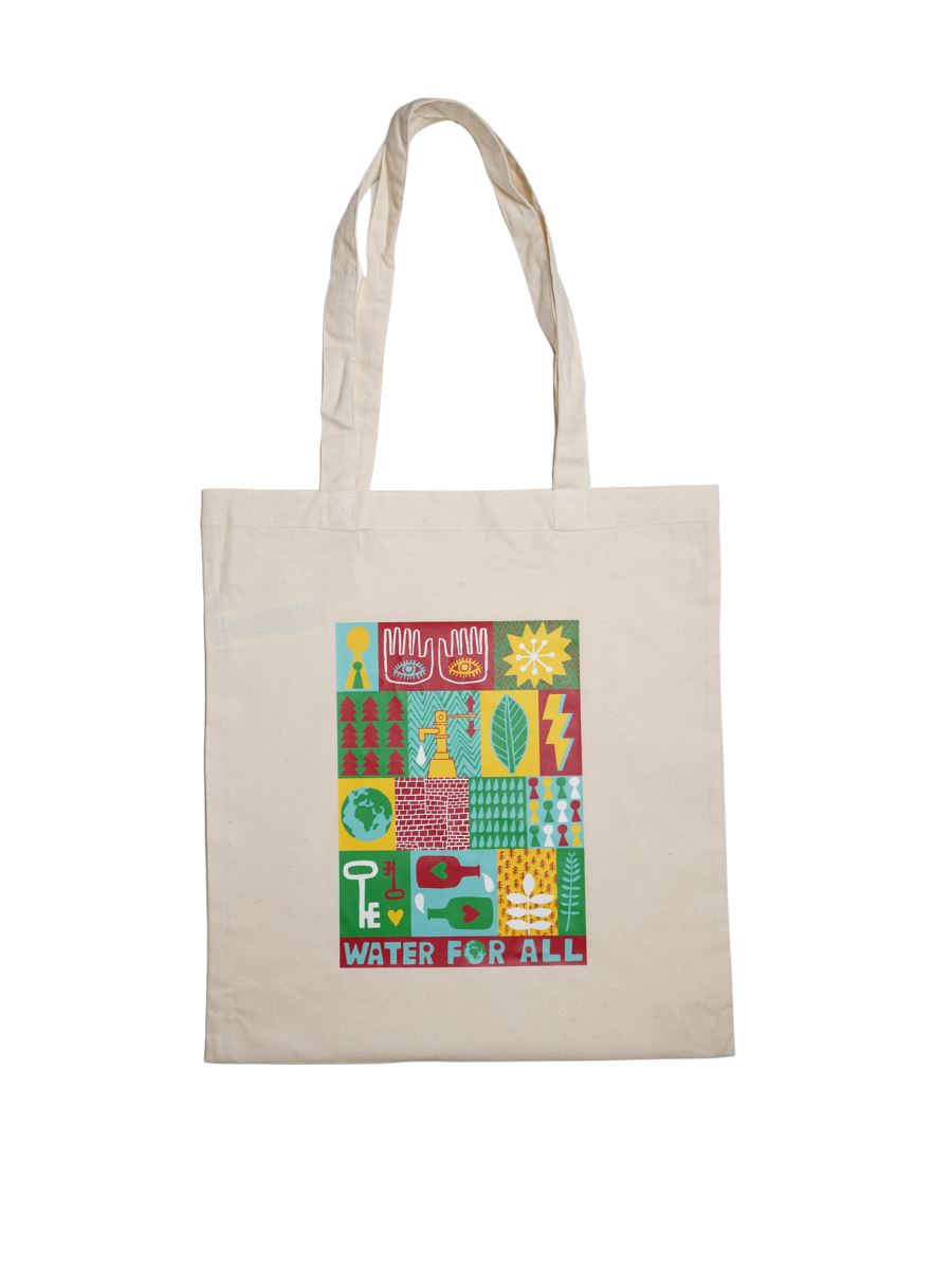 Viva con Agua Jute Beutel by David Shillinglaw in 2 Farben Viva con Agua Jute Beutel by David Shillinglaw in 2 Farben