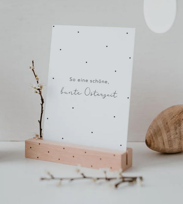 Spruchkarte „Bunte Osterzeit“ DIN A6