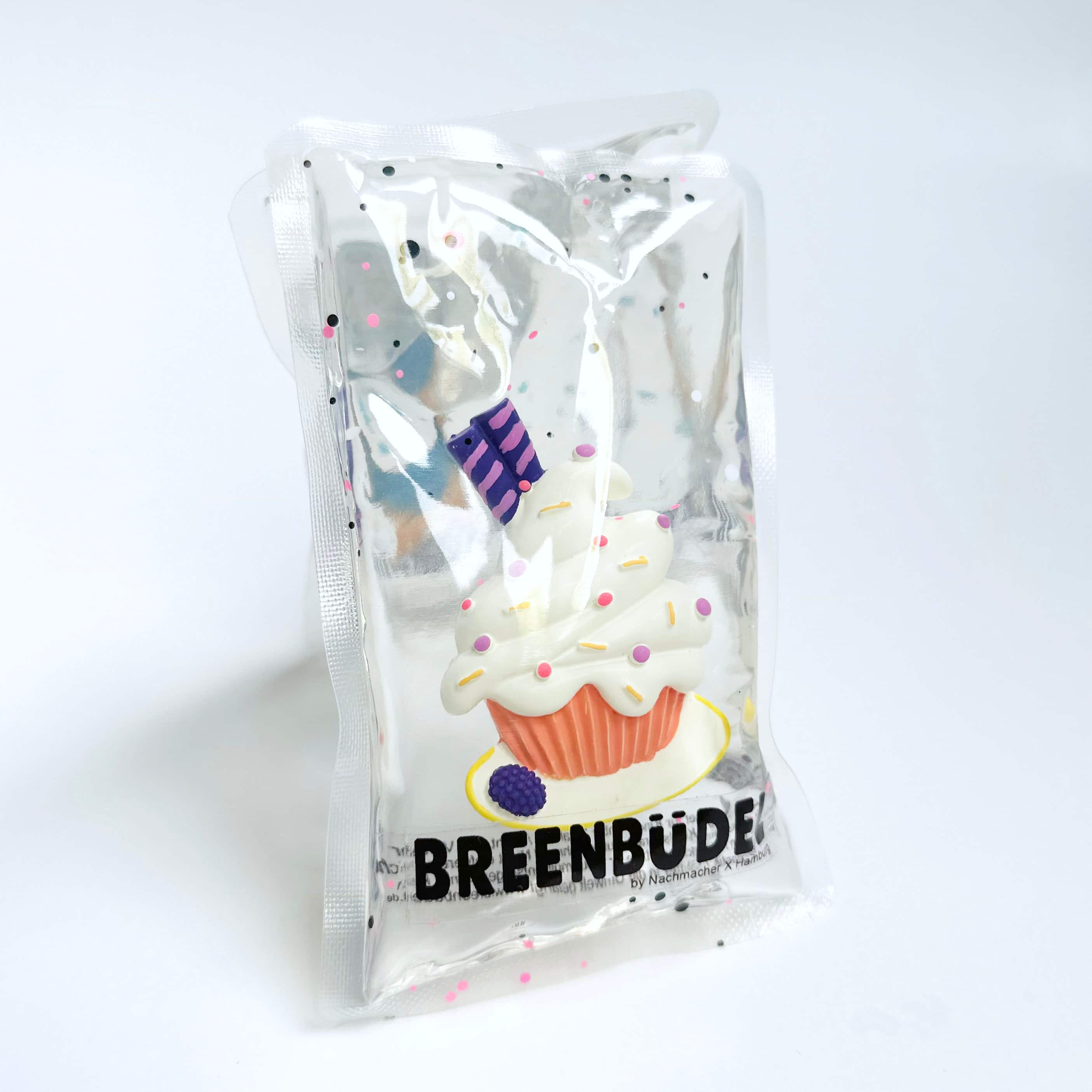 BREENBÜDEL Kühlkissen - Motiv Muffin lila