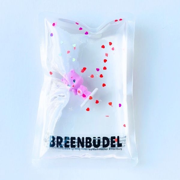 BREENBÜDEL Kühlkissen - Motiv Glücksbärchi mit Herz
