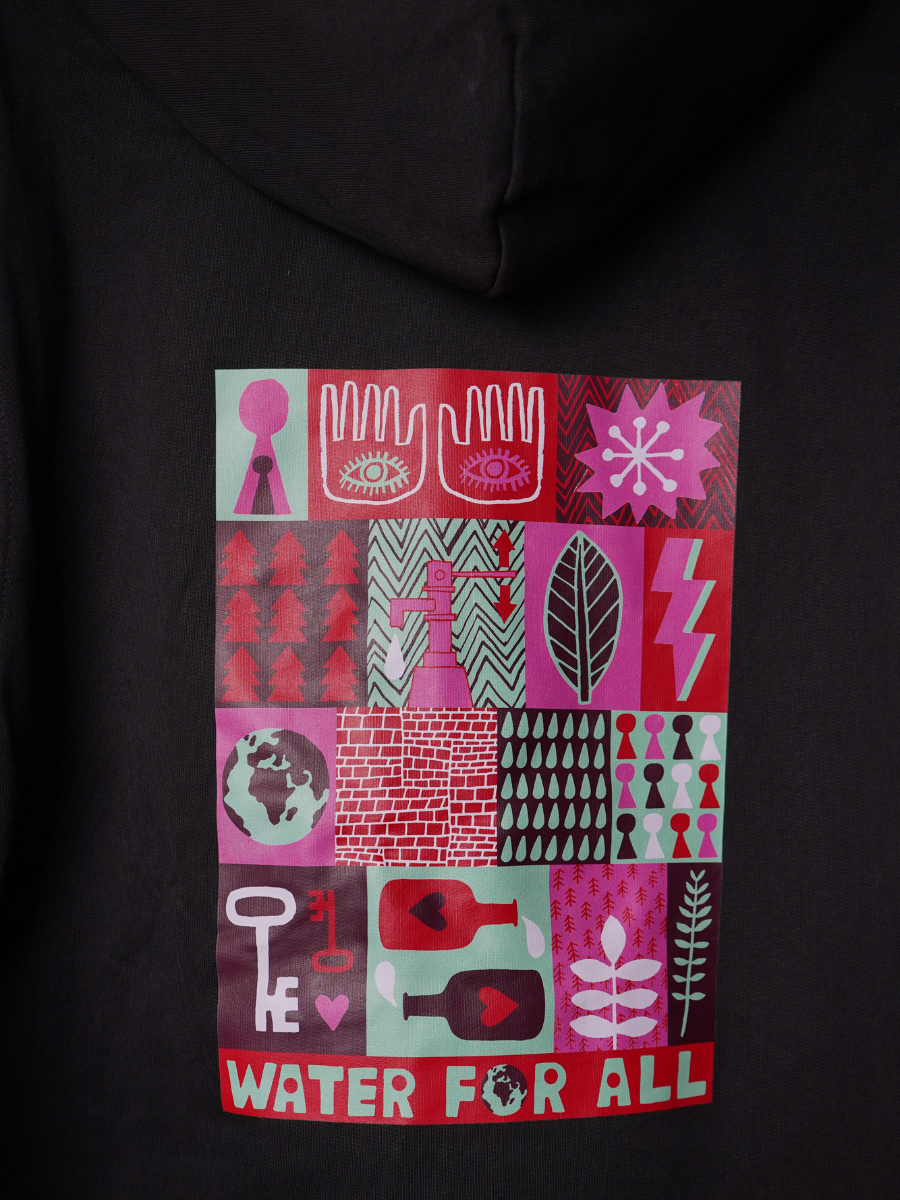 Viva con Agua Zip-Hoodie by David Shillinglaw Viva con Agua Zip-Hoodie by David Shillinglaw
