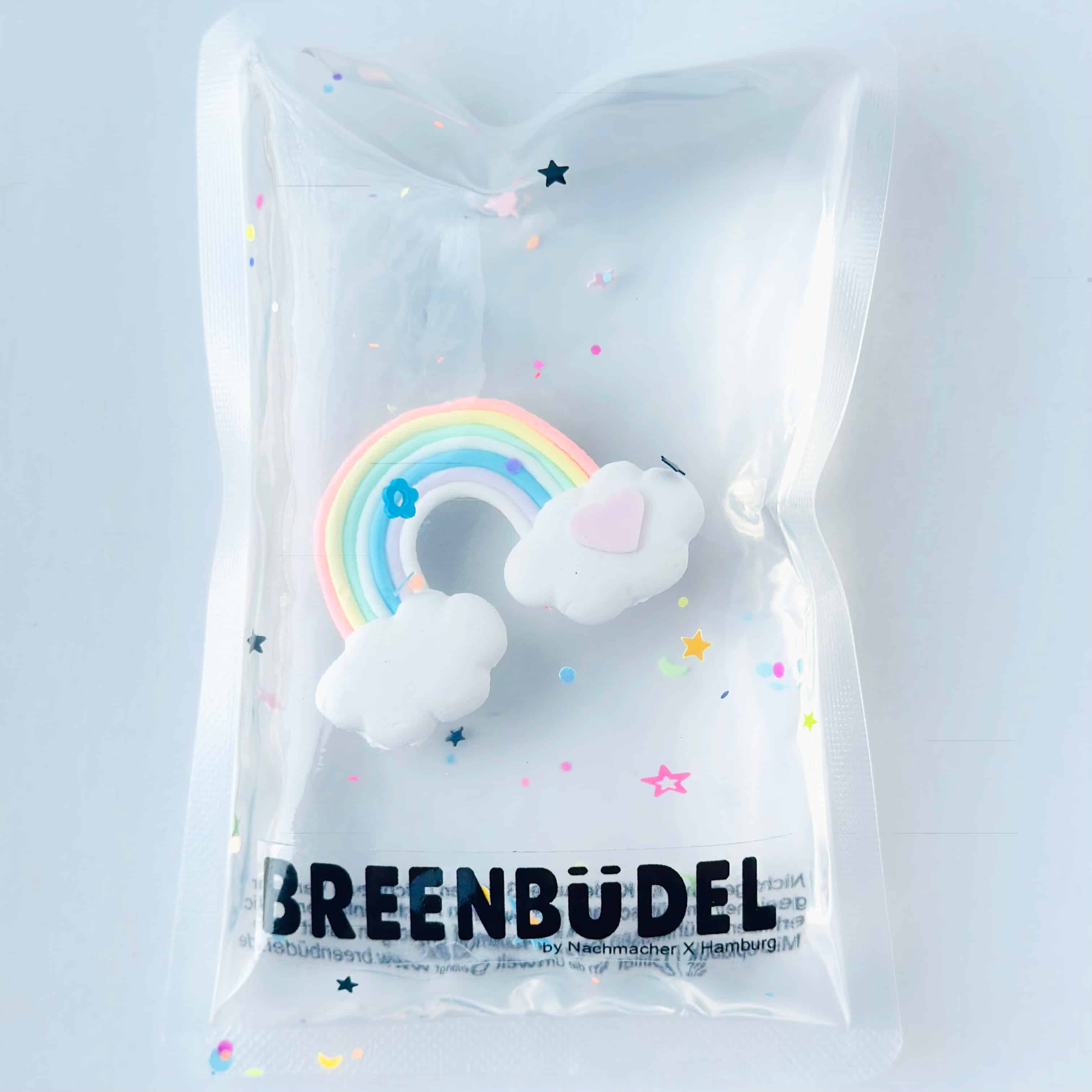 BREENBÜDEL Kühlkissen - Motiv Regenbogen mit Herz