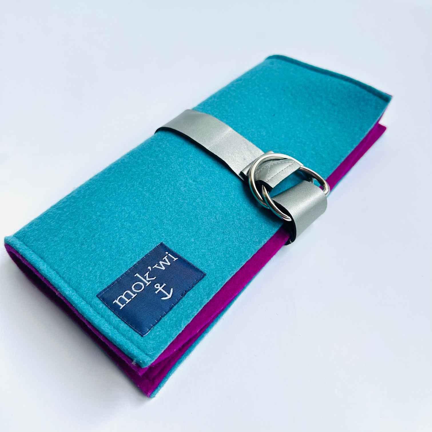 Stilvolle Clutch HENDRINA aus Wollfilz, Handtasche
