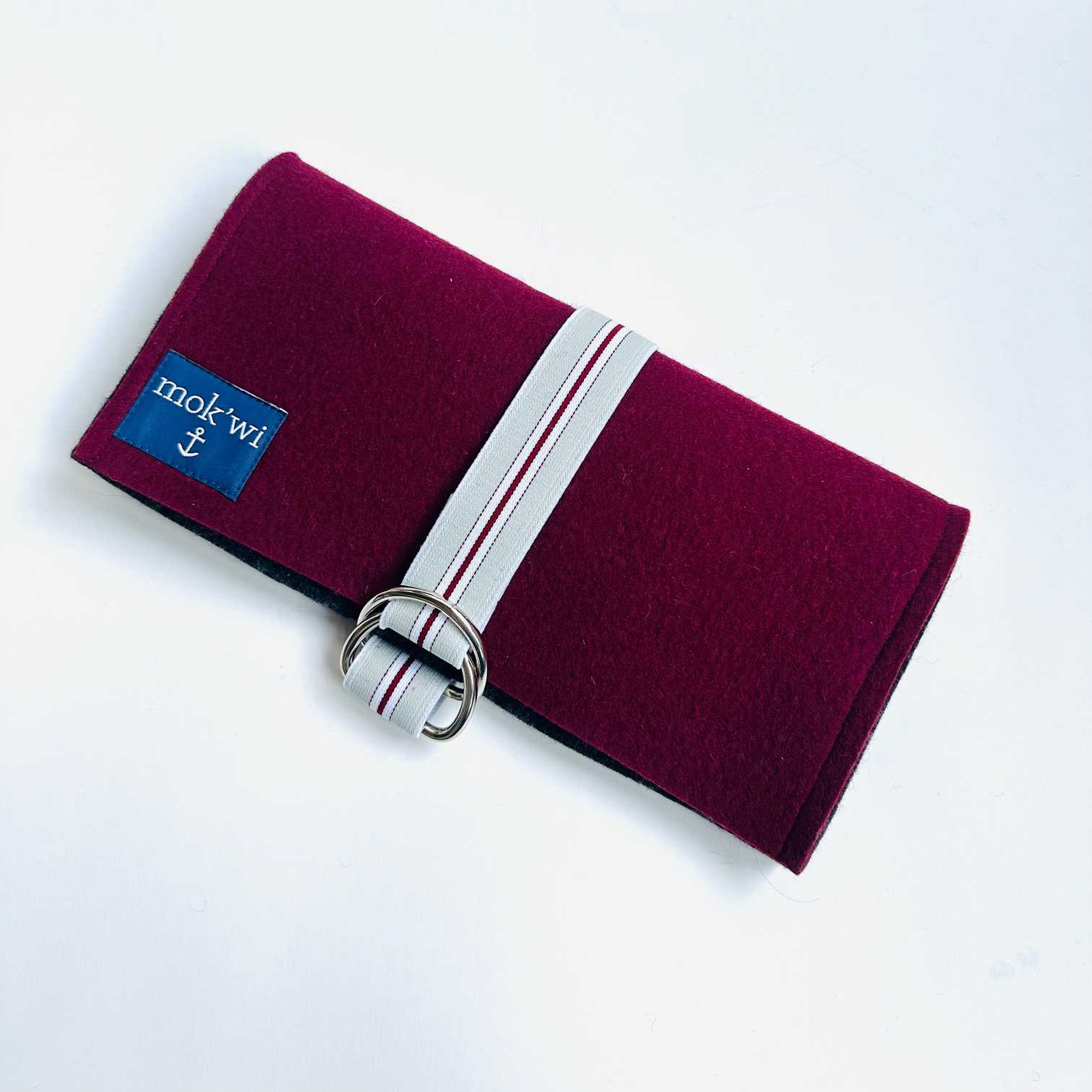 Stilvolle Clutch HENDRINA aus Wollfilz, Handtasche