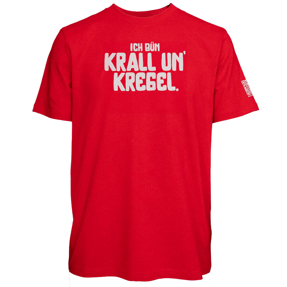 Hamburg T-Shirt ICH BÜN KRALL UN' KREGEL in 7 Farben