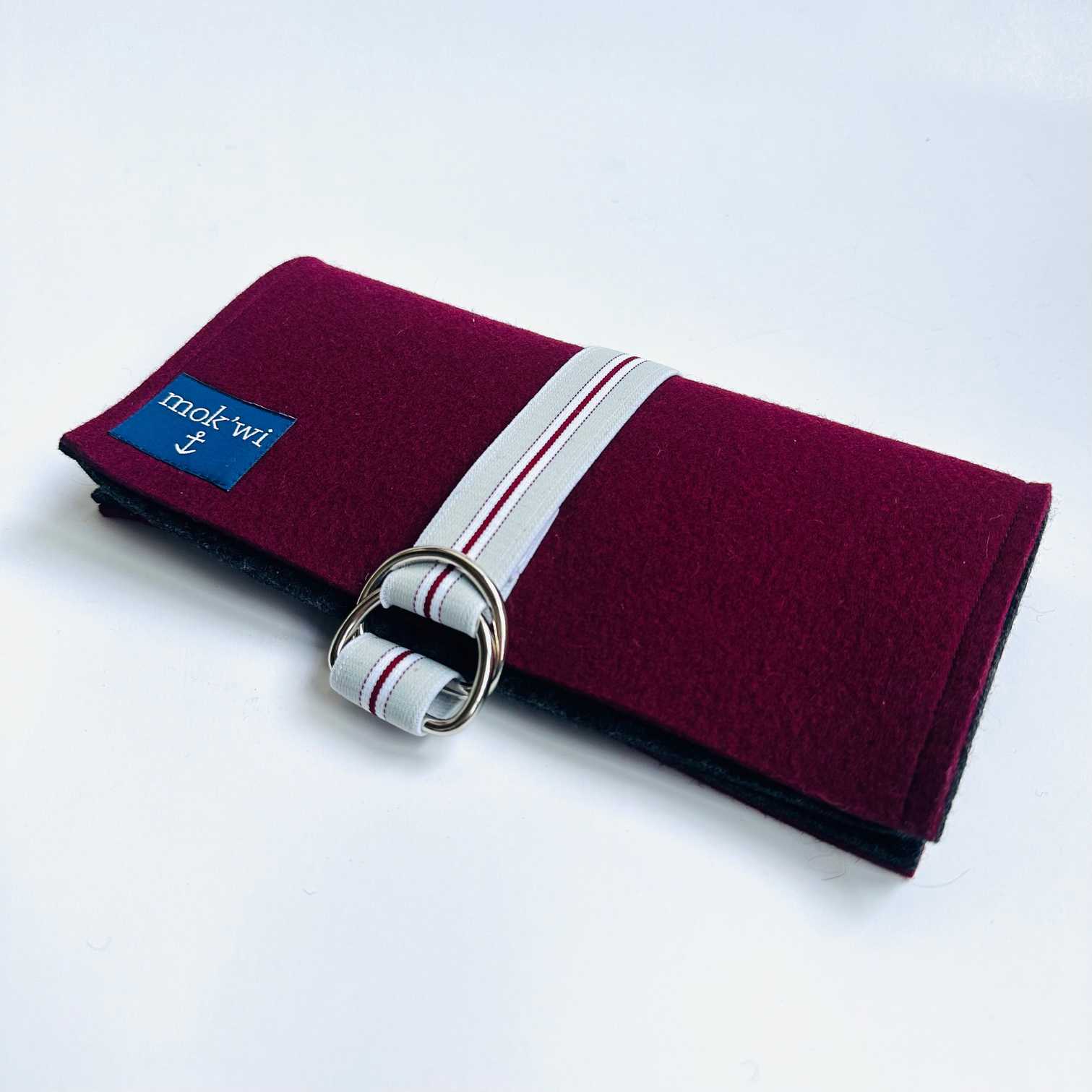 Stilvolle Clutch HENDRINA aus Wollfilz, Handtasche