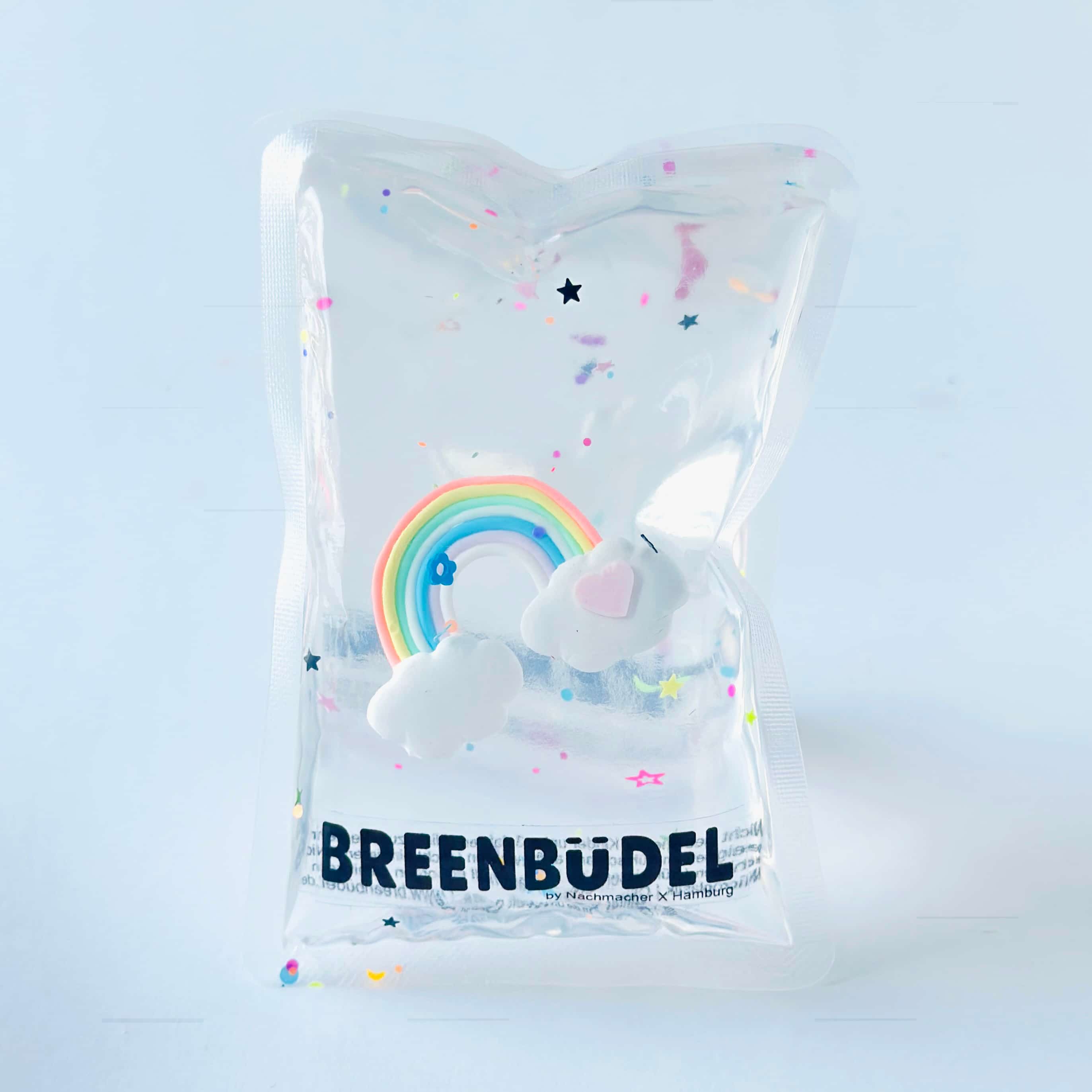 BREENBÜDEL Kühlkissen - Motiv Regenbogen mit Herz