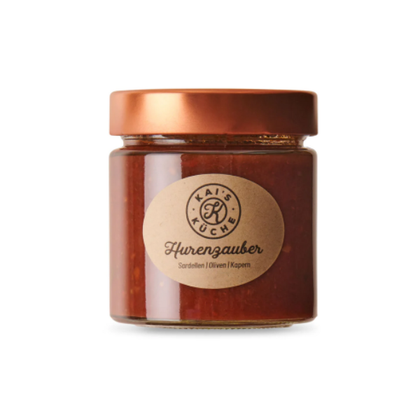 Hurenzauber - Tomatensoße mit Sardellen, Oliven, Kapern
