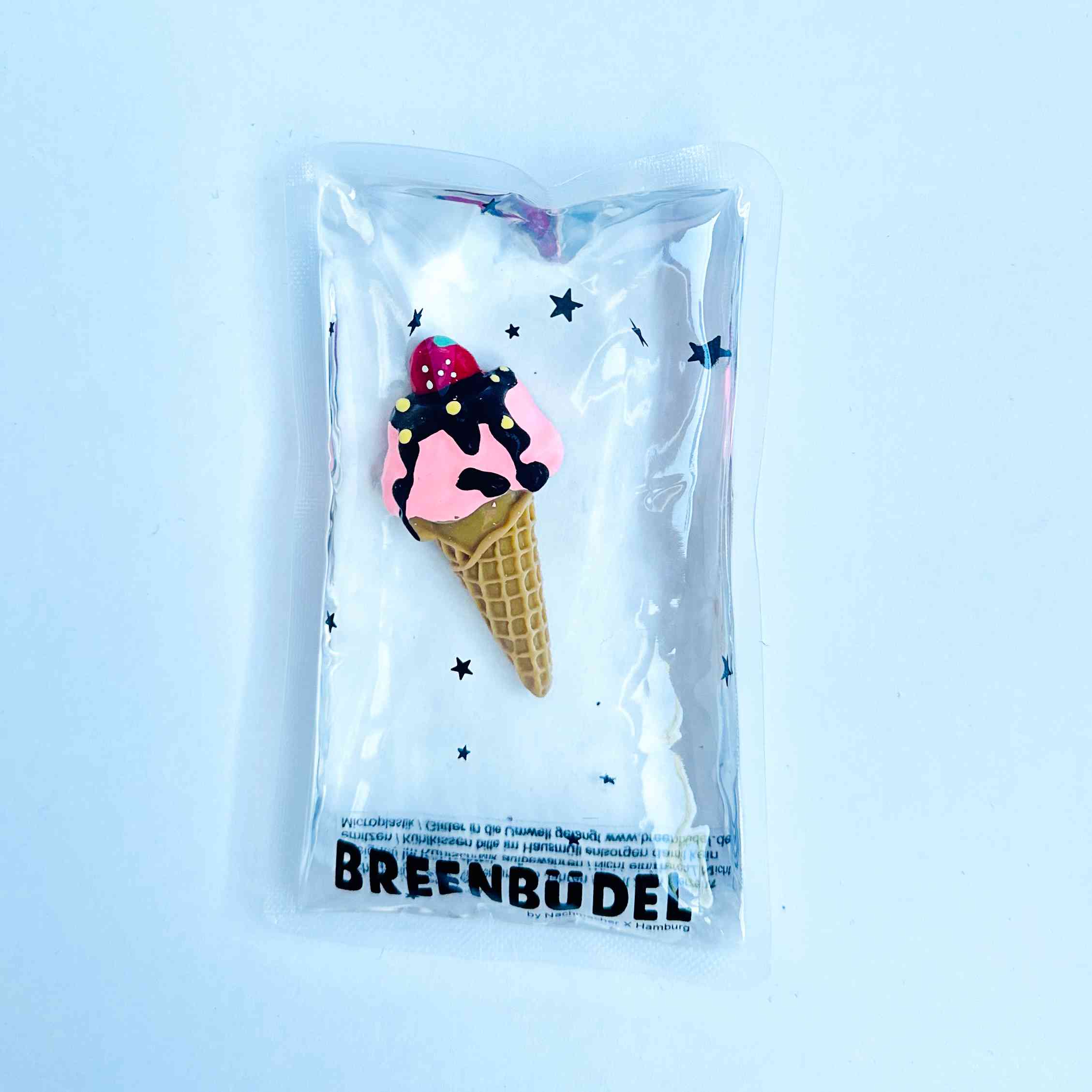 BREENBÜDEL Kühlkissen - Motiv Erdbeereis