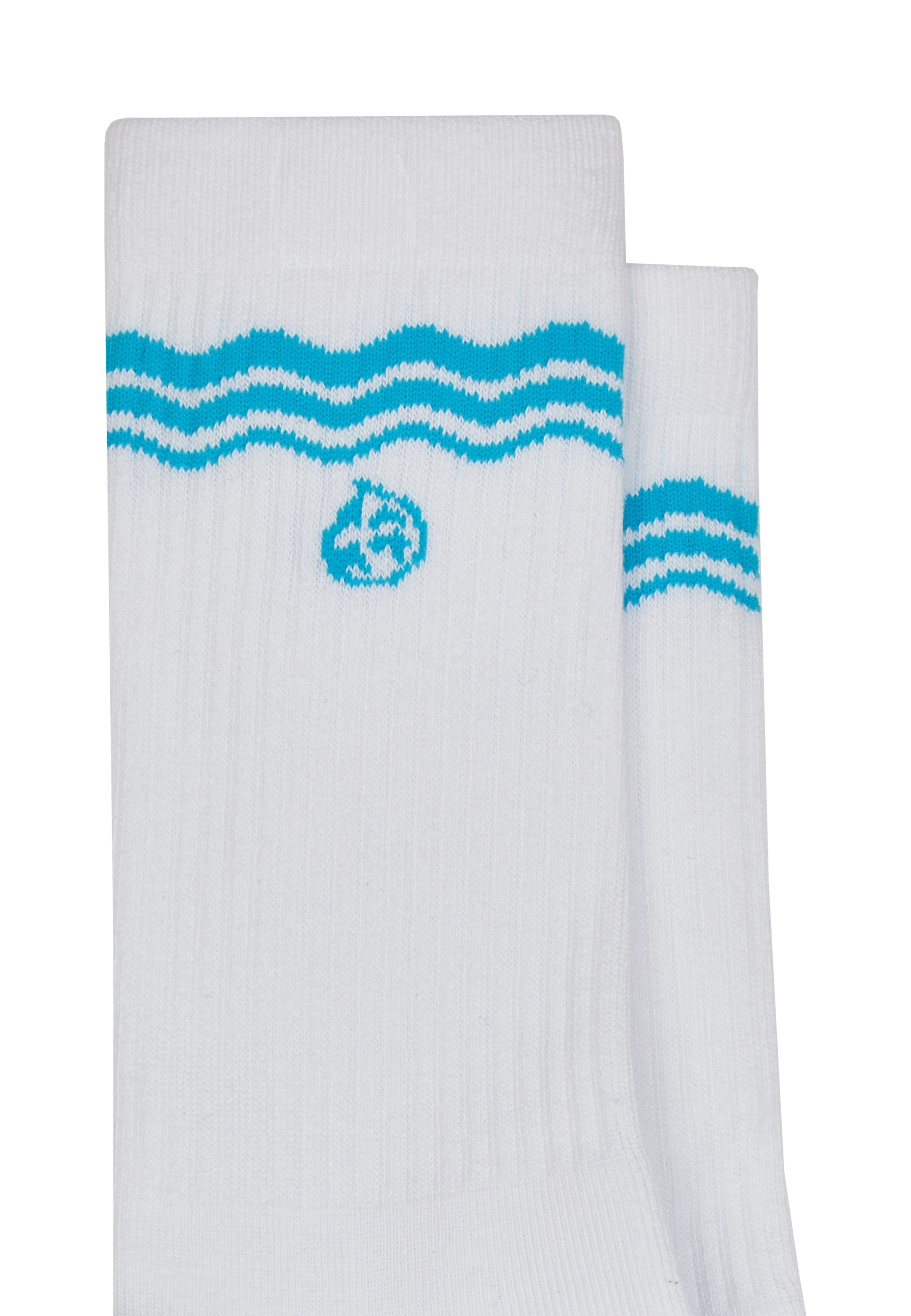 Viva con Agua Socken Waves Weiß-Blau Viva con Agua Socken Waves Weiß-Blau