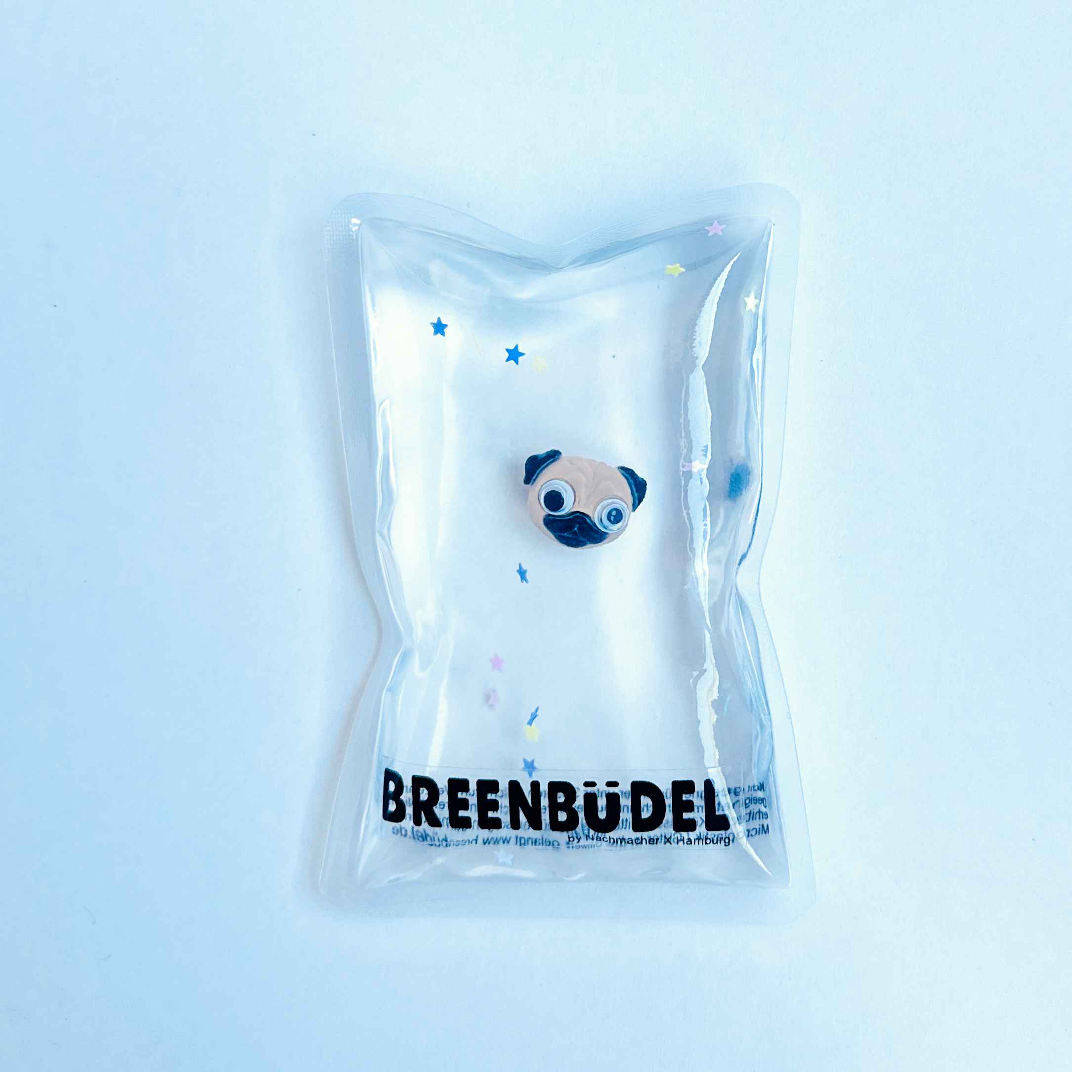 BREENBÜDEL Kühlkissen - Motiv Mops Kopf