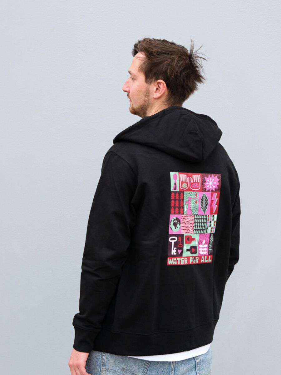 Viva con Agua Zip-Hoodie by David Shillinglaw