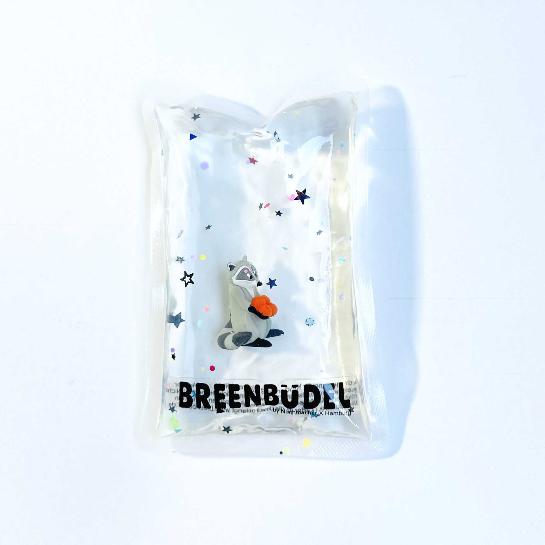 BREENBÜDEL Kühlkissen Motiv Waschbär Meeko