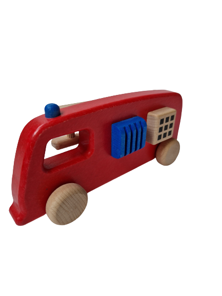 Kinder Holzspielzeug Krankenwagen Feuerwehr Auto