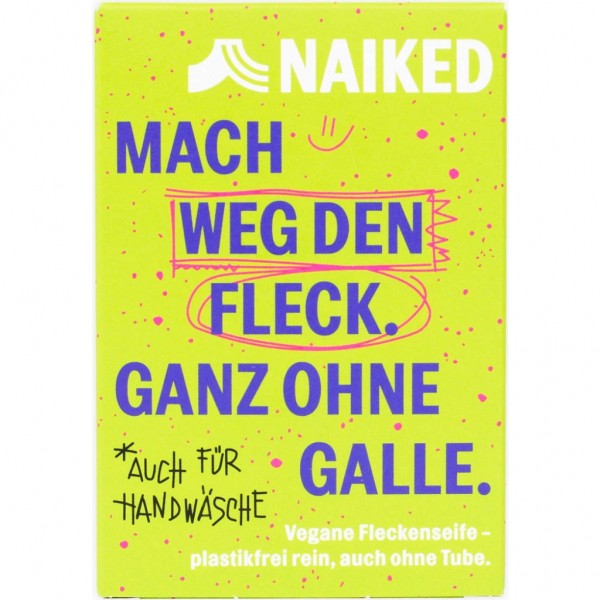 Vegane Flecken Seife auch für Händewaschen