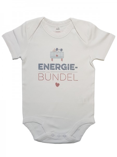 "Born in Hamburg" Baby-Body aus Biobaumwolle - ENERGIEBÜNDEL