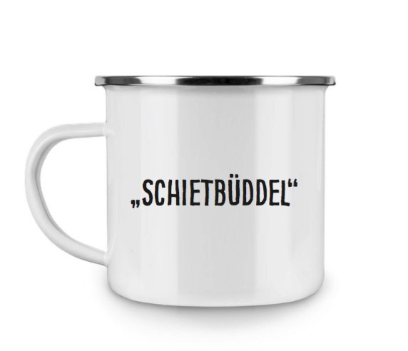 Emaillebecher "Schietbüddel"