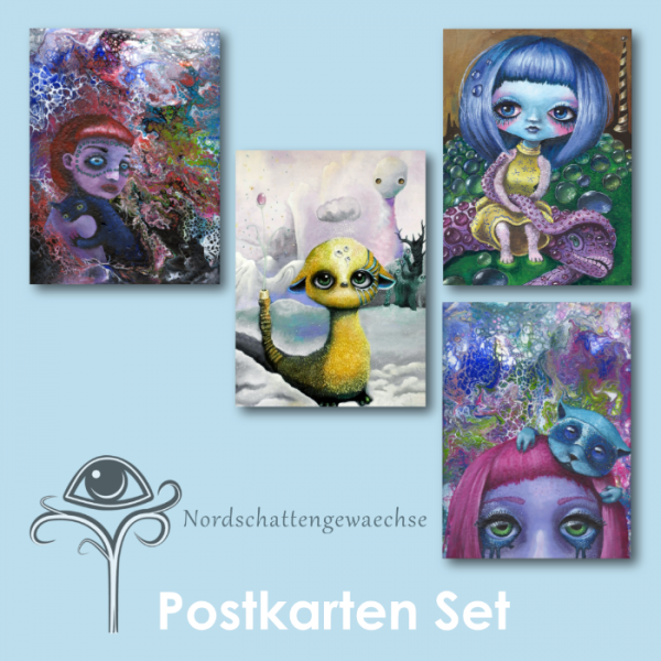 Postkarten Set Popsurreal Art