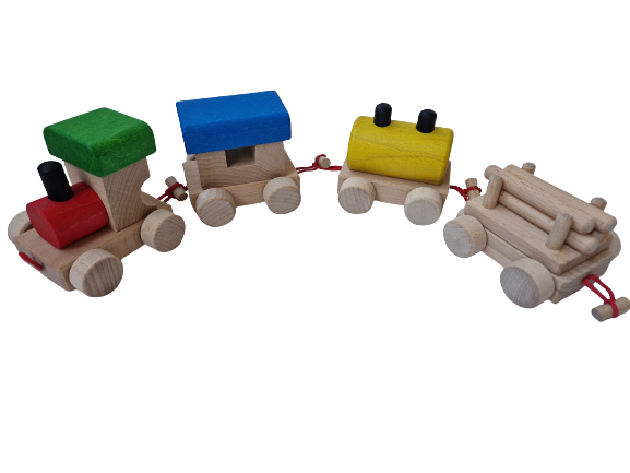 Kinder Holzspielzeug Eisenbahn